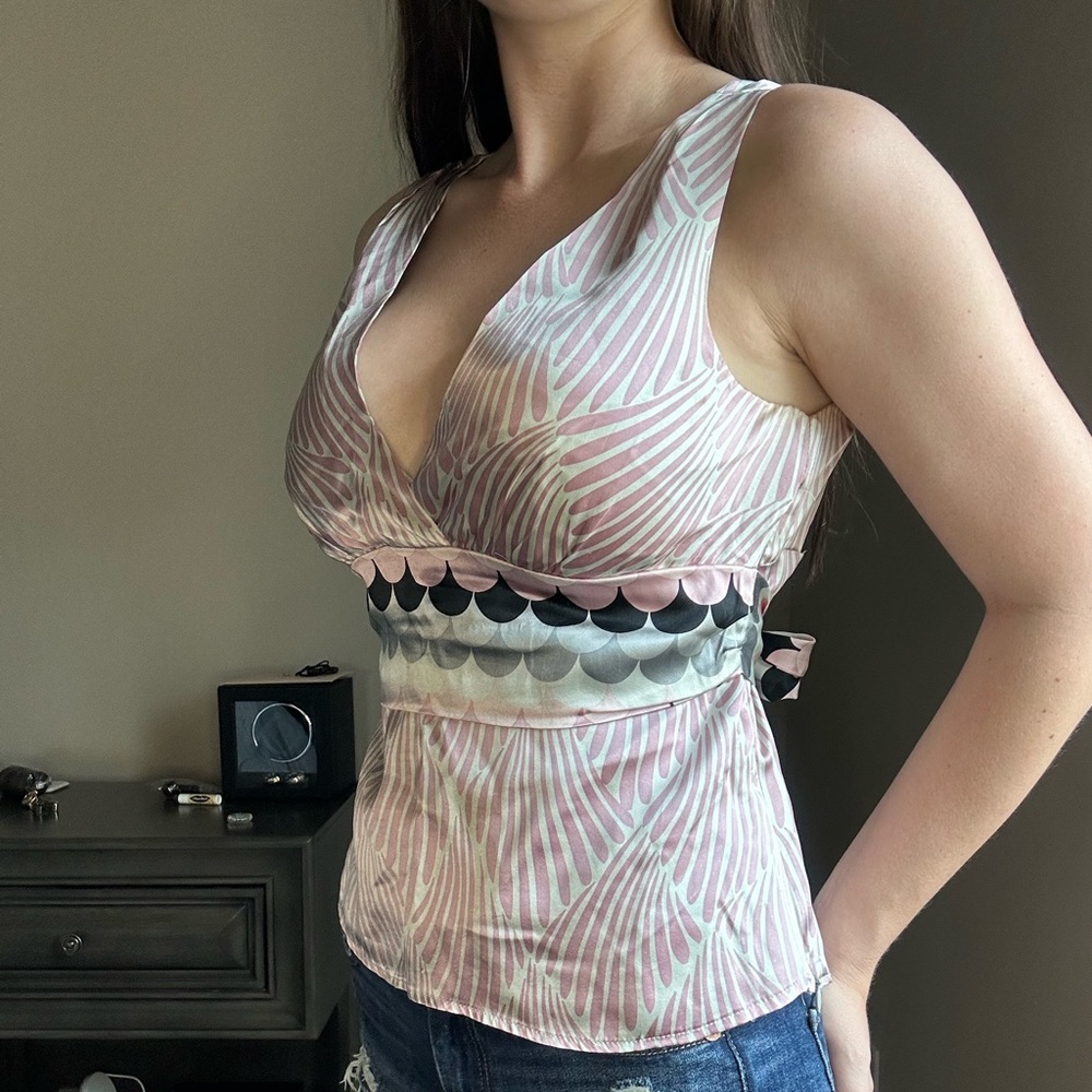 Alecia And Trixie Silk Blouse - image 2